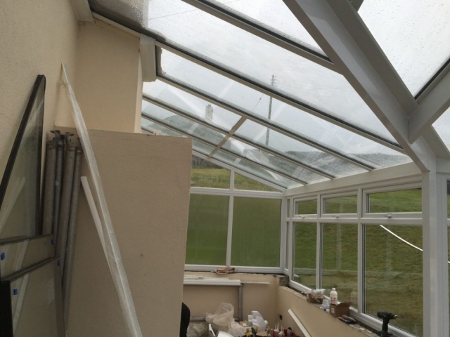 Conservatory now watertight